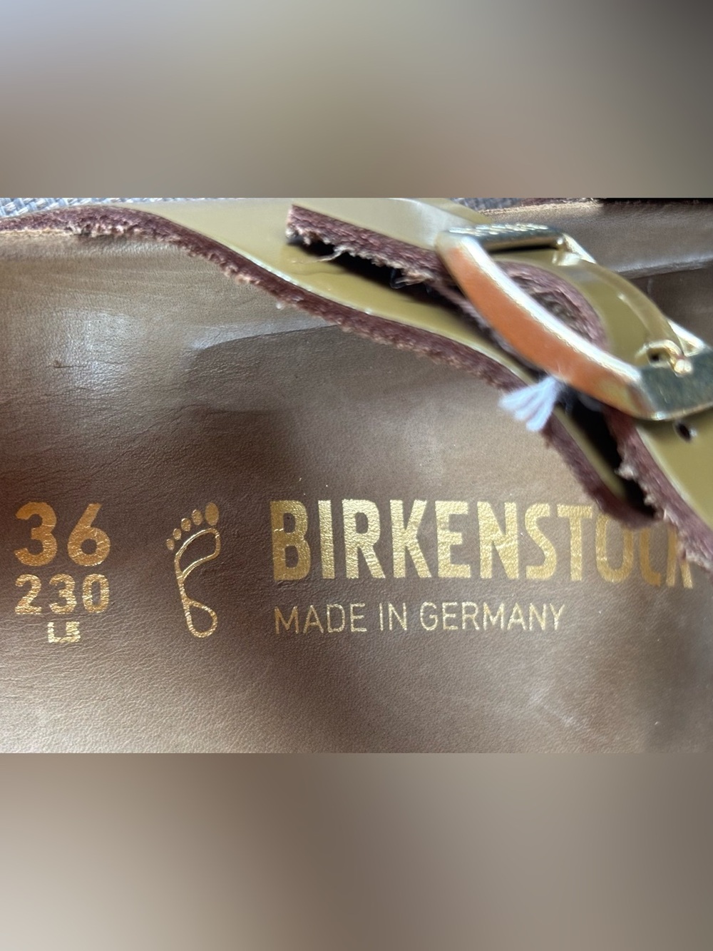 Birkenstock Franca 💅 Oiled Olive Green Leather Sandals Slides 36 40 5 5.5 9 9.5 - Picture 6 of 7
